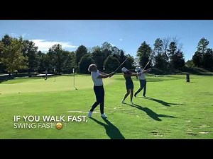FlowMotion Golf USA🇺🇸: Rhythm is key... Swing as you walk !