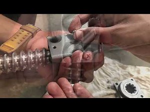 Steering Recirculating ball repair, cleaning and assembling