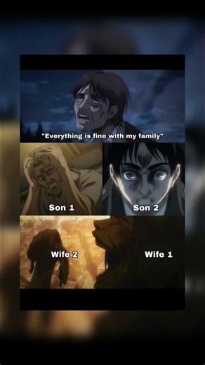 Eren family 💀☠️ #anime #animeedit #animememes #aot