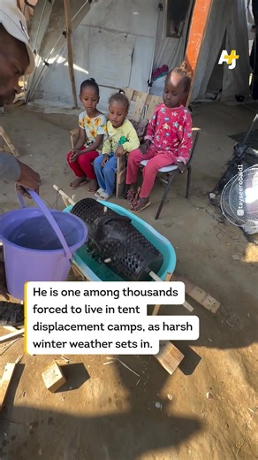 This Palestinian man built a washing machine from spare items – an example of the daily ingenuity people in Gaza are forced to rely on as Israel blocks aid and electricity. | AJ