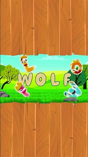 W for WOLF | Learn to Read with ABC Animals