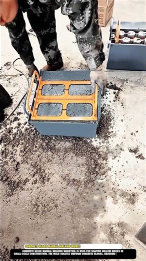 Concrete Block Manual Molding Worktool for Hollow Brick Making