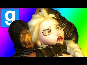 GMOD FUNNY MOMENTS! Elsa Vs Spiderman Gone Wrong! (GMod)