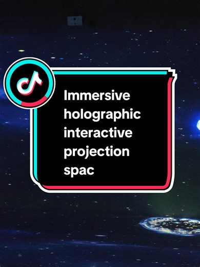 Immersive holographic interactive projection space#全息投影 #互动投影 #沉浸式投影 #projector