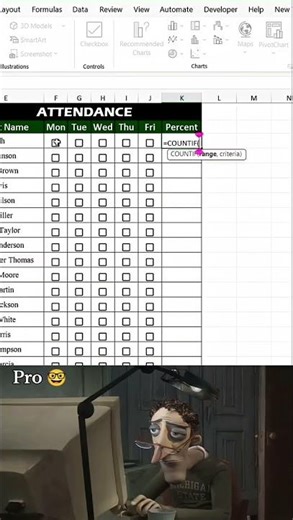 Super duper excel magic tricks 😱 #excel #exceltips #exceltutorial #excelformula #hacks #shorts