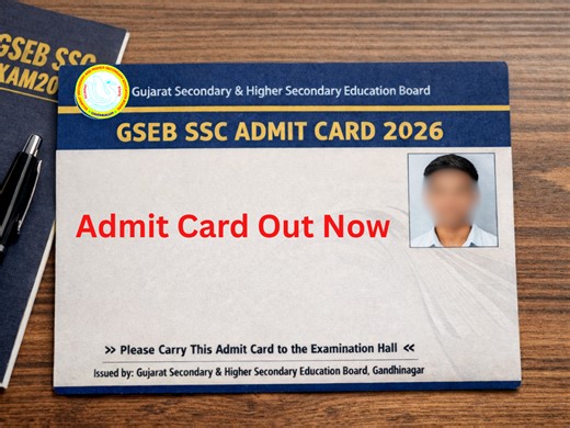 GSEB SSC admit card 2026 out: How Gujarat Board class 10 students can download their hall ticket now; direct process explained
