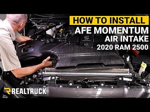 How to Install aFe Momentum Air Intake on 2020 Ram 2500 6.7L Deisel Cummins