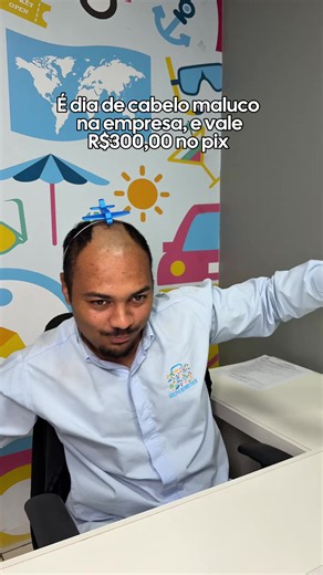 Dia de cabelo maluco na empresa — ideias e reação dos colegas