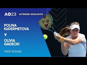 Polina Kudermetova v Olivia Gadecki Extended Highlights | Australian Open 2023 First Round