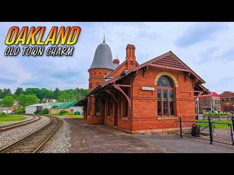 Oakland Maryland 4K Walk Through One of Western Maryland’s Most Charming Towns