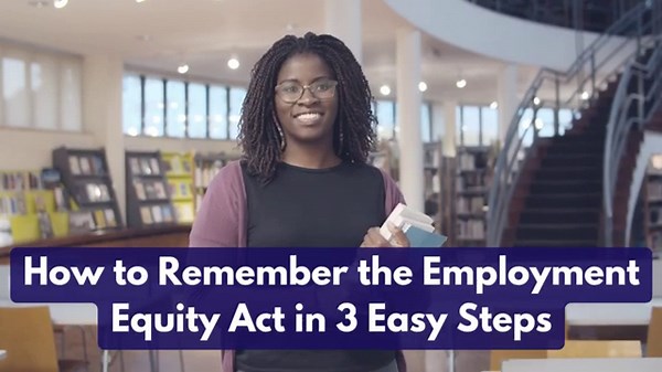 How to Remember the Employment Equity Act in 3 Easy Steps
