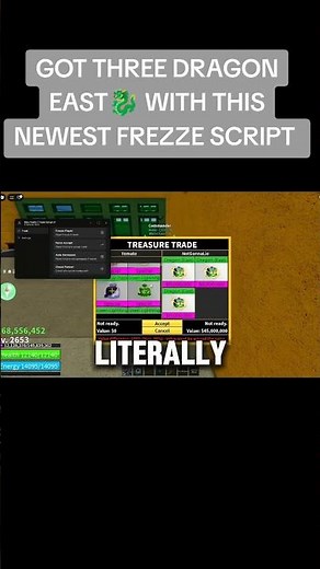 ❄️ Just did the ultimate Freezing trade in Blox Fruits! Get OP fruits fast! 💎🔥 #BloxFruits #RX