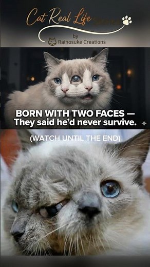 The 2-Faced Cat Who Defied Death 🐱✨ | Frank & Louie’s Unbelievable Story