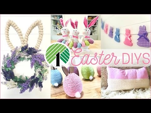 🐰 5 *NEW* Quick and Easy Dollar Tree Easter DIYs