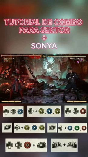 Cyrax, Sektor, and Sonya Combos in Mortal Kombat 1