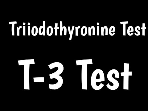 Triiodothyronine Test | T3 Tests | Thyroid Function Test |