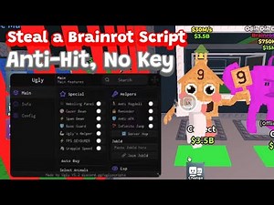 Steal a Brainrot Script NO KEY - ANTI HIT, INVISIBLE STEAL, TELEPORT *PC & MOBILE*