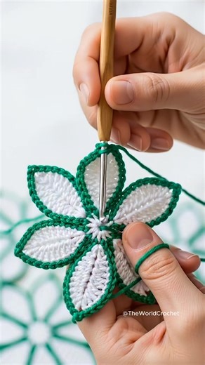 Easy Crochet Flower Applique Tutorial for Beginners