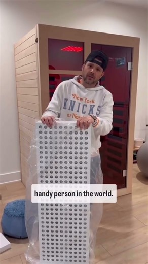 Jerry Ferrara’s Red Light Sauna build is coming together.