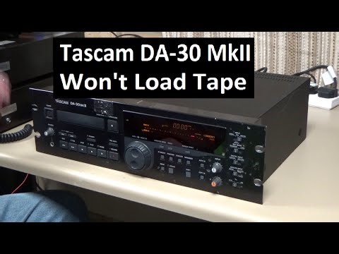 Tascam DA-30 mkII DAT Deck - Loading Belt Replacement and Attempt to use DDS Tapes