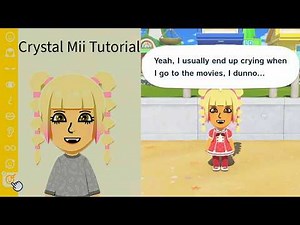 How to make Crystal in Tomodachi Life: Living the Dream | Mii Maker tutorial