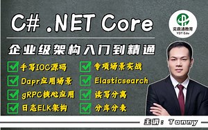 入门到精通丨《C# .NET企业级架构》教程 开发实战+源码解析合集，整整97讲 学完大厂直接录取！