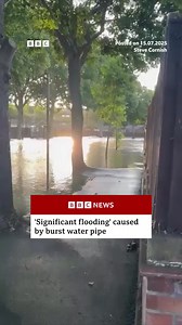 26K views · 130 reactions | A major water pipe that has burst has...