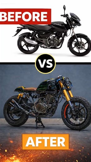 Pulsar Transformation 🔥 From Stock to Beast | Full Modification #bikemodification #pulsar