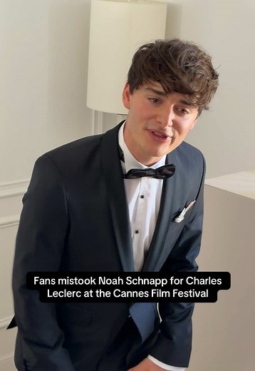 Noah Schnapp Mistaken for Charles Leclerc at Cannes 2026