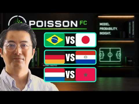 Simulation Not Prediction: Brazil vs Japan, Germany vs Paraguay, Netherlands vs Morocco | World Cup