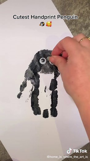 Simple Winter Craft Ideas for Kids: Penguin Craft!