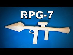 Origami Gun RPG-7 | How to Make a Paper Gun RPG-7 PUBG Mobile | Easy Origami ART Paper Crafts