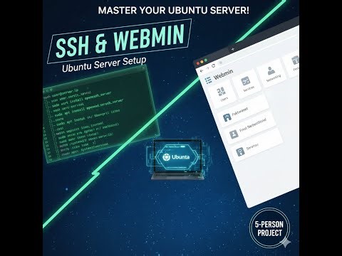 CÓMO Configurar SSH y Webmin en Ubuntu Server (Tutorial Paso a Paso) | Administración Web Fácil