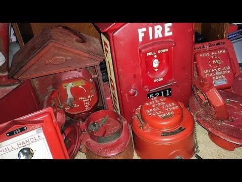 The sound of Coded Fire Alarm boxes & stations | 12/24/25 #vintage #firealarm #firealarmsound
