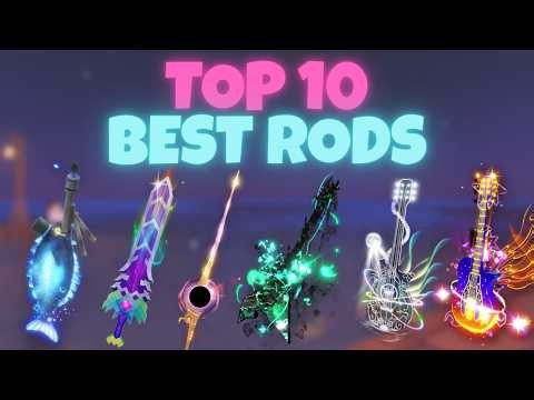 TOP 10 BEST MONEY MAKING RODS IN FISCH! Roblox