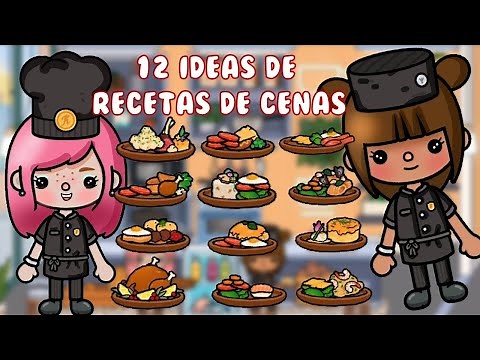 Como hacer comida en Toca Boca | Ideas o Recetas de Cenas en Toca Boca Life World