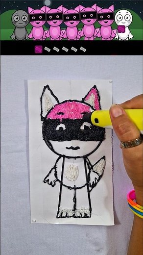 Incredibox Abgerny 🎵 I drew VURR The Fox 🦊 Painting 🖍️ Sprunki 🎶 #sprunki #abgerny #incredibox