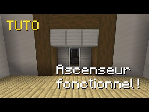 Comment faire un ascenseur sur minecraft en moins de 5 minutes ? (Version JAVA seulement !)