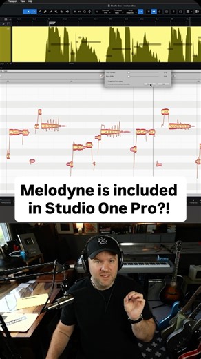 Fender Studio on Instagram: "🤔 “Is there any pitch correction in Studio One?” Yes! Melodyne Essential is included with Studio One Pro and can help you dial in a stunning vocal performance.⁠ ⁠ Try Studio One Pro free for 30 days!"