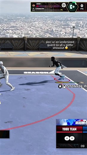 Always showing out #nba2k26 #nba2kcommunity #smallguard #dribblegod #contactdunk