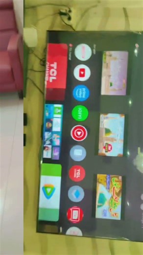 TCL led android #75" install #android version good work