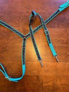 Nylon Breast Collar and Bridle Set (single Ear) - Custom Made -colorful Arrows - Etsy