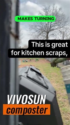 ♻️ VIVOSUN 43-Gallon Tumbling Composter.Start composting smarter. Prime Member Price $69.59