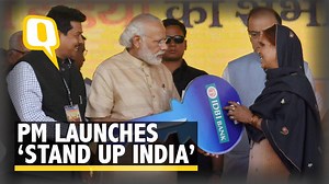 Giving a push to the government’s financial inclusion programme, Prime Minister Narendra Modi on Tuesday launched the Stand Up India scheme. Catch the full story here - http://bit.ly/1Xf7f3c | The Quint