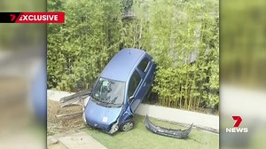 Last month 7NEWS reported on a car that crashed through a fence into a family's backyard at Beaumont Hills, near Kellyville. Two weeks to the day, another P-plater has crashed into the same fence. Locals say Samantha Riley Drive is a speedway and the roundabout is dangerous. 7NEWS at 6pm. More local news: 7news.com.au/news/sydney #BeaumontHills #7NEWS | 7NEWS Sydney