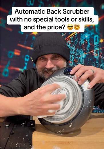 Automatic Back Scrubber for Effortless Showering