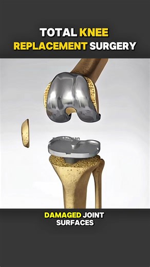 How Total Knee Replacement Surgery Explained (3D Animation) #kneereplacement #totalkneereplacement #orthopedics #medical3d #3danimation