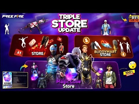 OB51 Triple Store Update Free Fire 🤯 29 Oct By Radhe Shyam Gaming.