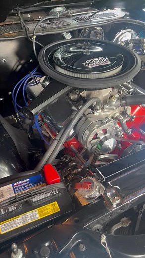 First time that we fired the 70 Chevelle up after new motor, we built