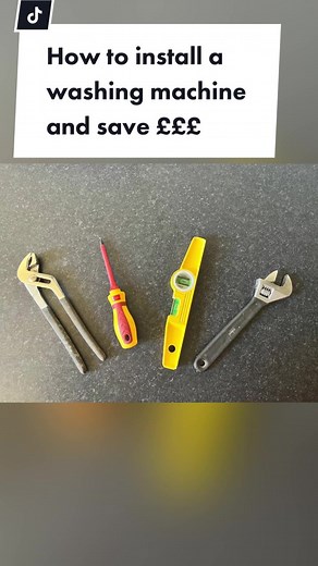 SAVE £100// install your washing machine yourself with four tools and a little bit of time! 1. Remove the transit bolts (these are solely to ensure it doesn’t move around in transit, when it’s installed we want it to move so the suspension in the drum works) and insert the clips 2. Adjust the levelling bolts beneath the machine with a screw driver so that the feet raise and the machine is easier to manoeuvre You have two hoses, one to pump water in and one to drain in, so: 3. Attach the filling